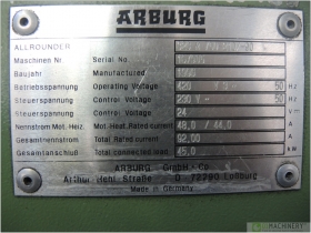 Thumb1-ARBURG 320 M 750-210/90 In 6168 AR 075 96