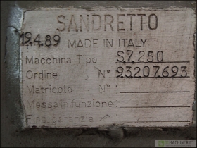Thumb1-SANDRETTO Serie 7 1250/250 In 5457 SA 250 89